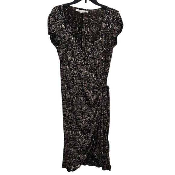 Max Studio Wrap Dress Size 1X Woman Stretch Office Careerwear Workwear Business - Picture 1 of 9